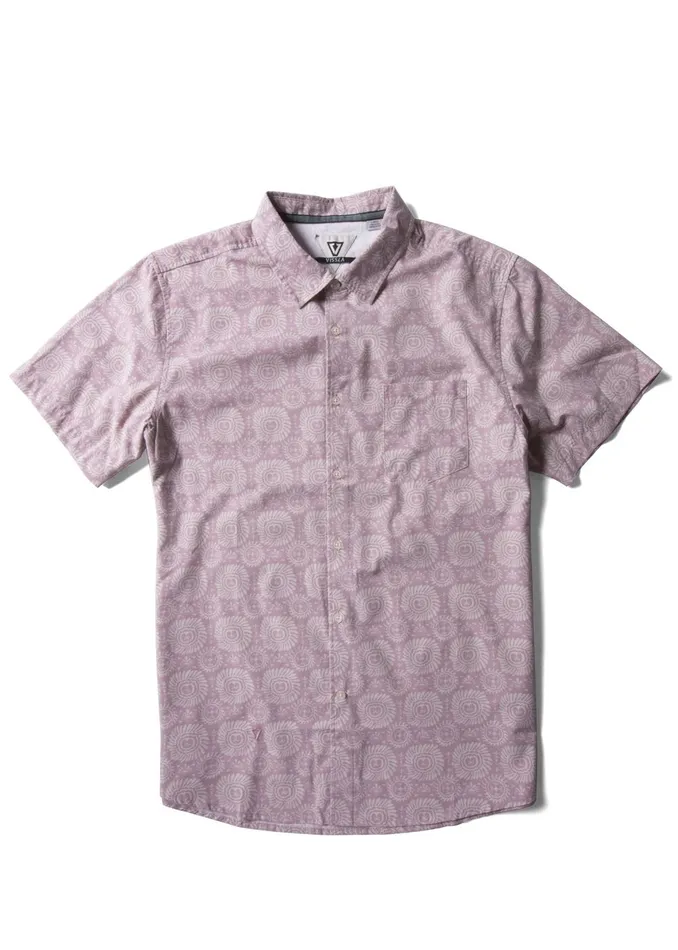 Shirts and Flannels Men Vissla Islander Eco Ss Shirt Dusty Rose