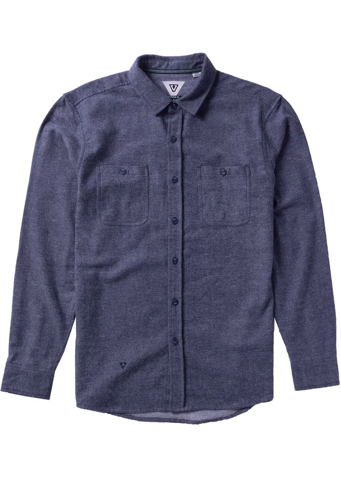 Shirts and Flannels Shaver Ls Flannel Dark Naval 8211 Vissla Men