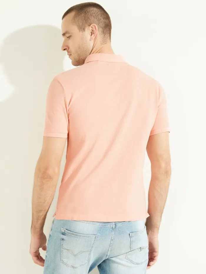 Shirts GUESS Men Washed Polo Peach Burst