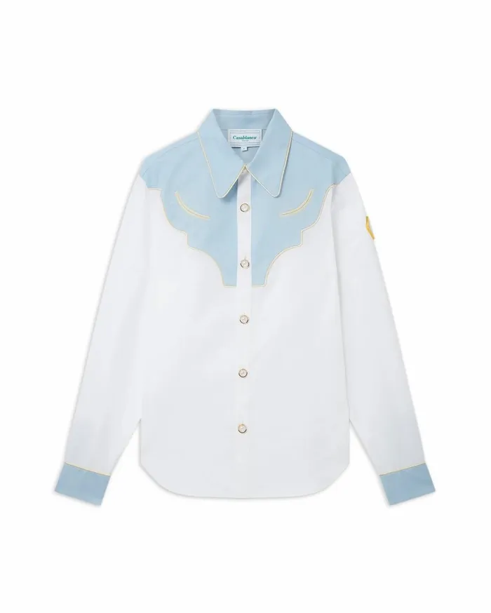 Shirts Men Casablanca Paris Western Shirt