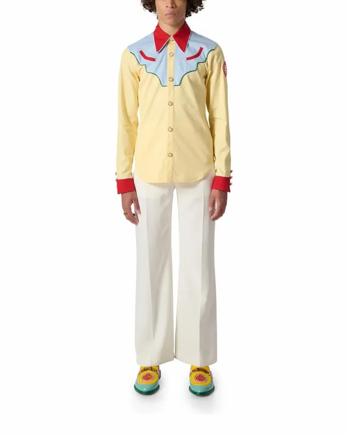 Shirts Men Casablanca Paris Western Shirt Shirts Men Casablanca Paris Western Shirt