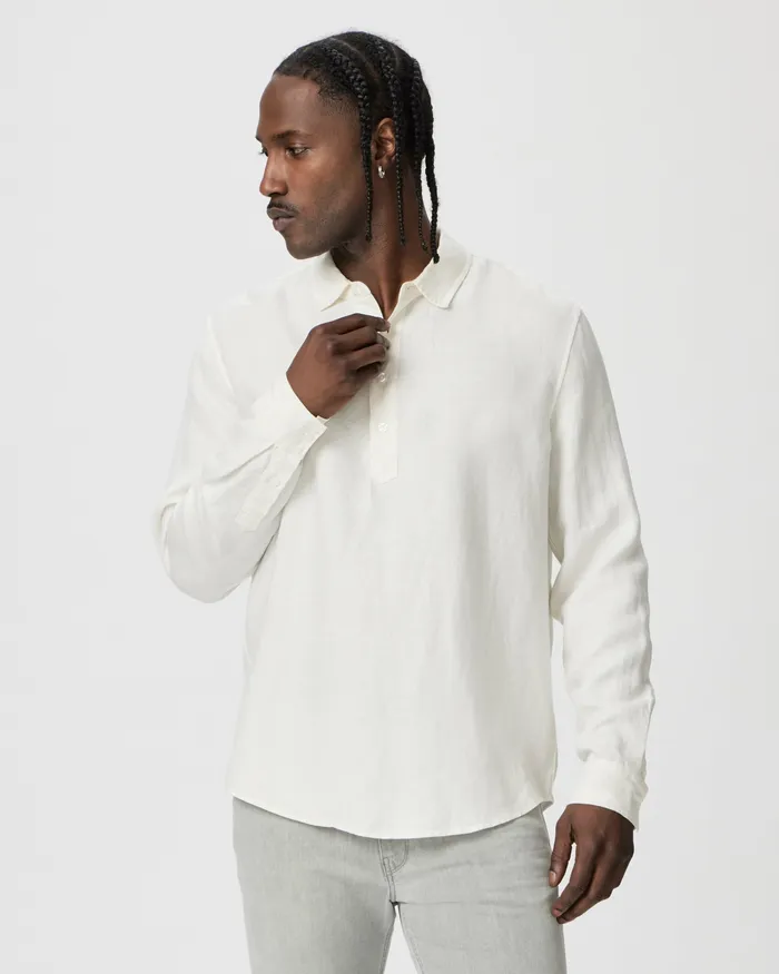 Shirts Men PAIGE Arney Popover 8211 Vintage Warm Moonlight