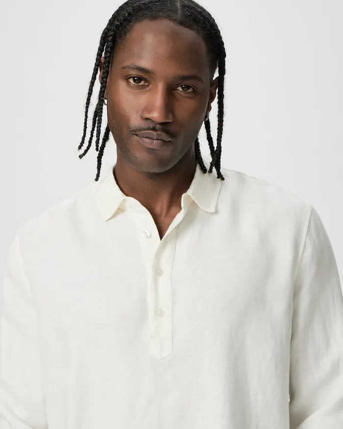 Shirts Men PAIGE Arney Popover 8211 Vintage Warm Moonlight