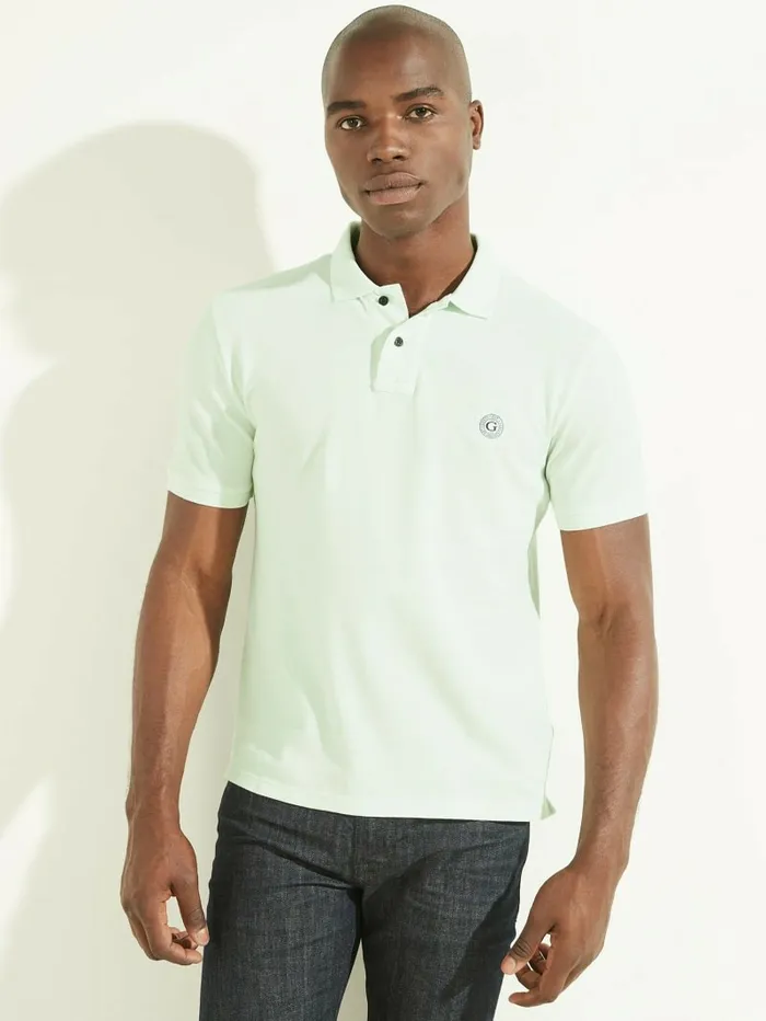 Shirts Washed Polo Grey Mark 8211 GUESS Men