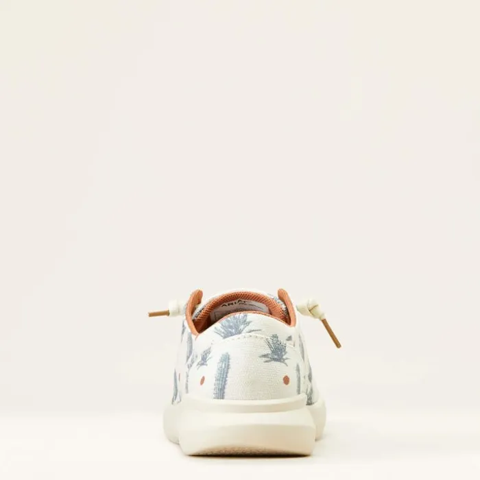 Shoes and Sneakers Women Ariat Hilo Sendero Cream Nueces Cactus Print