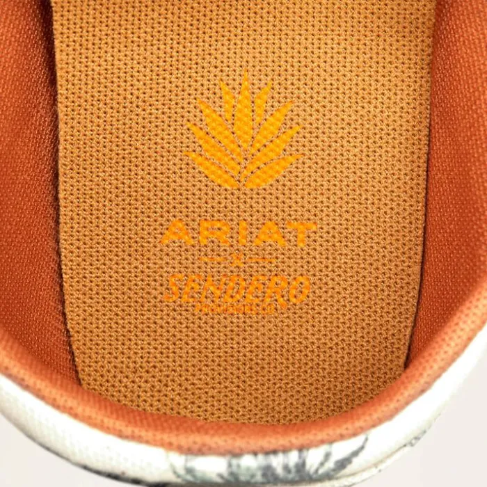Shoes and Sneakers Women Ariat Hilo Sendero Cream Nueces Cactus Print