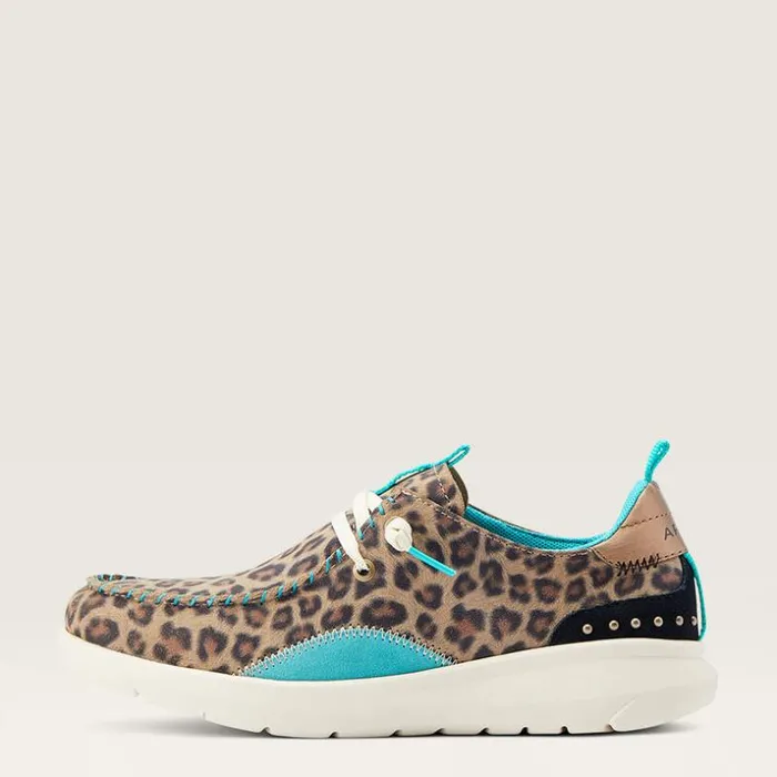 Shoes and Sneakers Women Ariat Hilo Studs Neutral Leopard Shoes and Sneakers Women Ariat Hilo Studs Neutral Leopard