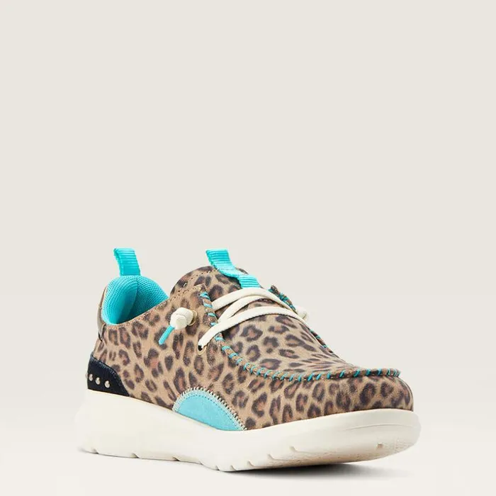Shoes and Sneakers Women Ariat Hilo Studs Neutral Leopard Shoes and Sneakers Women Ariat Hilo Studs Neutral Leopard