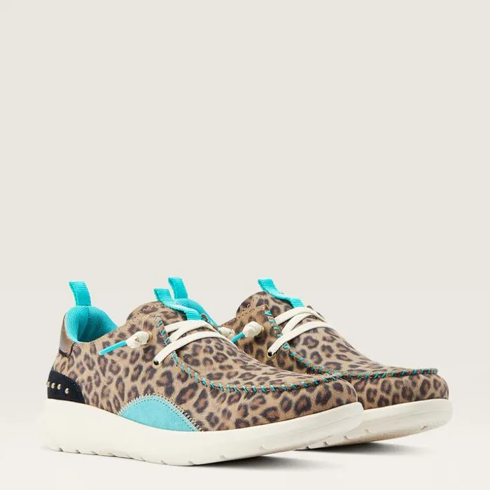 Shoes and Sneakers Women Ariat Hilo Studs Neutral Leopard Shoes and Sneakers Women Ariat Hilo Studs Neutral Leopard