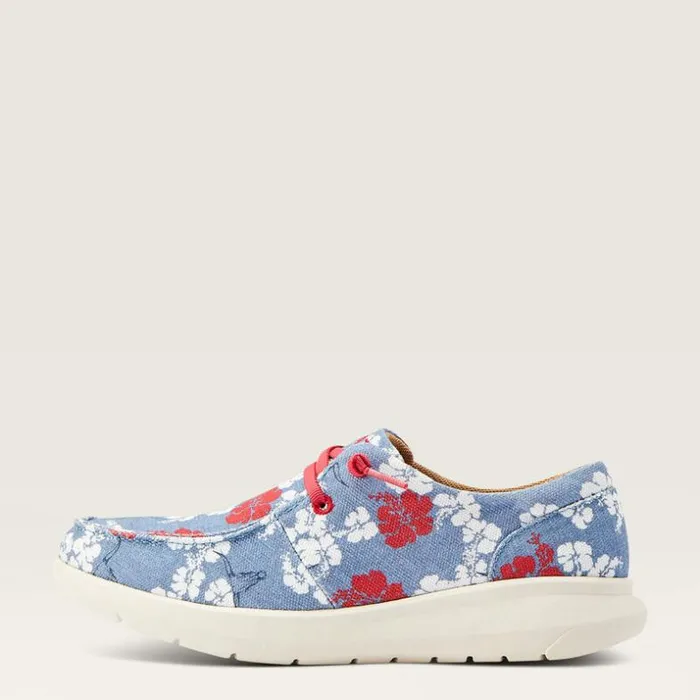 Shoes and Sneakers Women Ariat Hilo Western Aloha Red White And Blue Pareau Prin Shoes and Sneakers Women Ariat Hilo Western Aloha Red White And Blue Pareau Prin