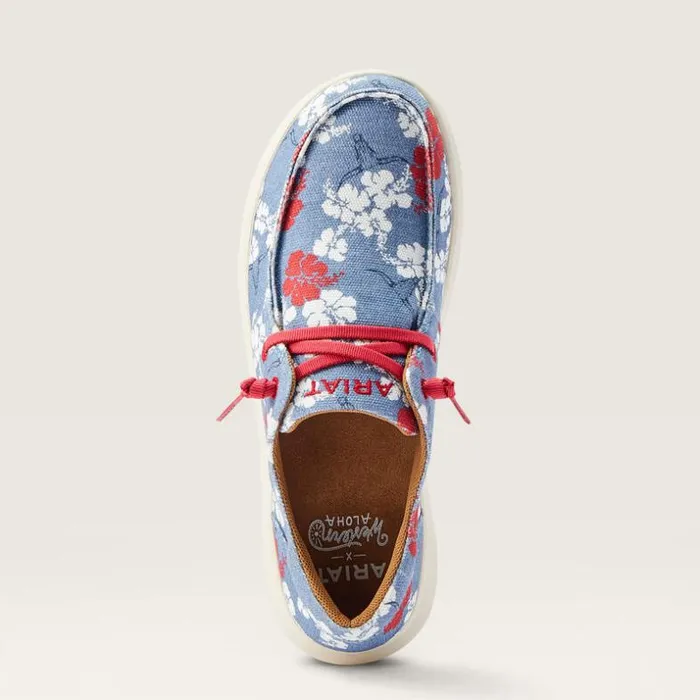 Shoes and Sneakers Women Ariat Hilo Western Aloha Red White And Blue Pareau Prin Shoes and Sneakers Women Ariat Hilo Western Aloha Red White And Blue Pareau Prin