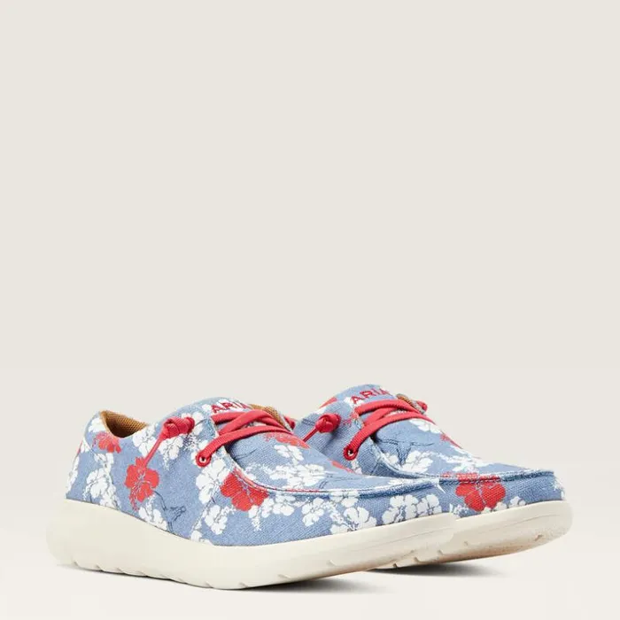 Shoes and Sneakers Women Ariat Hilo Western Aloha Red White And Blue Pareau Prin Shoes and Sneakers Women Ariat Hilo Western Aloha Red White And Blue Pareau Prin