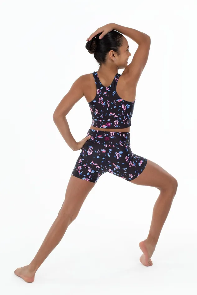 Shorts Children Bloch Bloch X Flo Active Nicole Bike Shorts Falling Petal