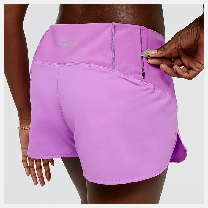 Shorts New Balance Women Impact Run 3in Short COSMIC ROSE