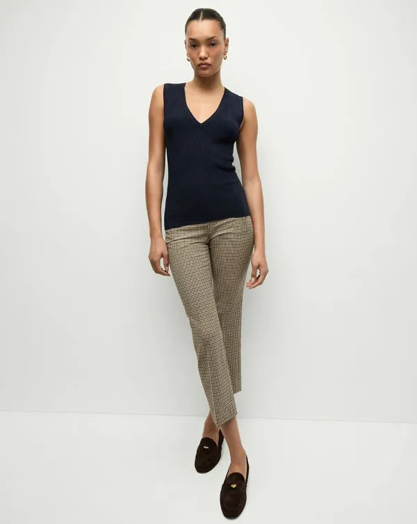 Sid Knit Tank Top Navy Women Veronica Beard Tops Sid Knit Tank Top Navy Women Veronica Beard Tops