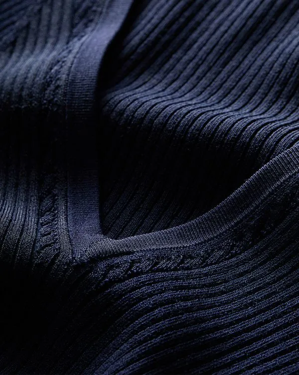 Sid Knit Tank Top Navy Women Veronica Beard Tops Sid Knit Tank Top Navy Women Veronica Beard Tops