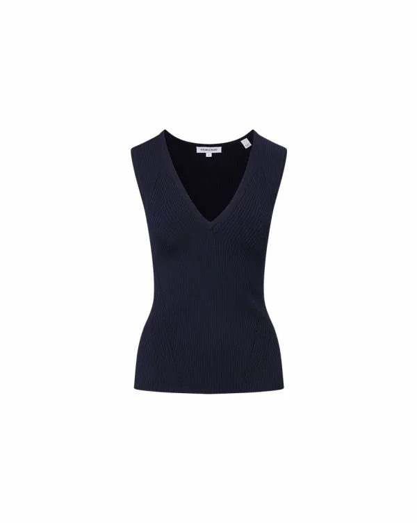 Sid Knit Tank Top Navy Women Veronica Beard Tops Sid Knit Tank Top Navy Women Veronica Beard Tops