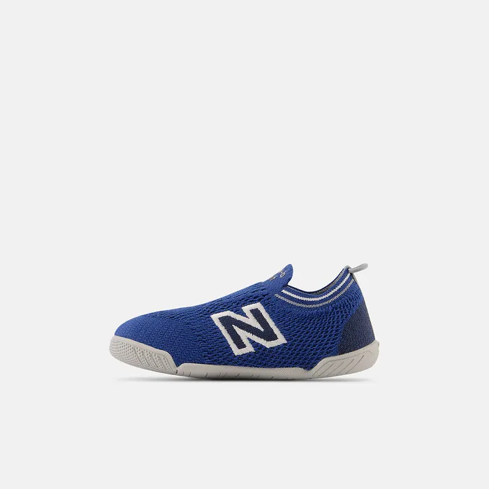 Size 0 8211 10 New Balance Kids NEWB KNIT Blue with Grey Size 0 8211 10 New Balance Kids NEWB KNIT Blue with Grey