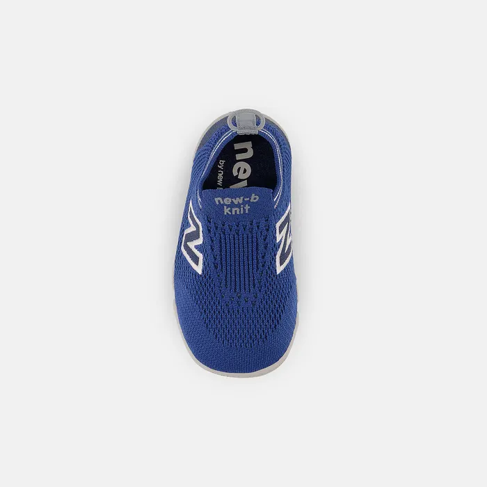 Size 0 8211 10 New Balance Kids NEWB KNIT Blue with Grey Size 0 8211 10 New Balance Kids NEWB KNIT Blue with Grey
