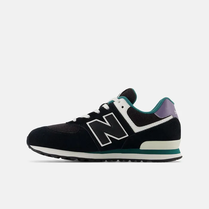Size 105 8211 3 574 Black with Mercury and Vintage Teal 8211 New Balance Kids Size 105 8211 3 574 Black with Mercury and Vintage Teal 8211 New Balance Kids