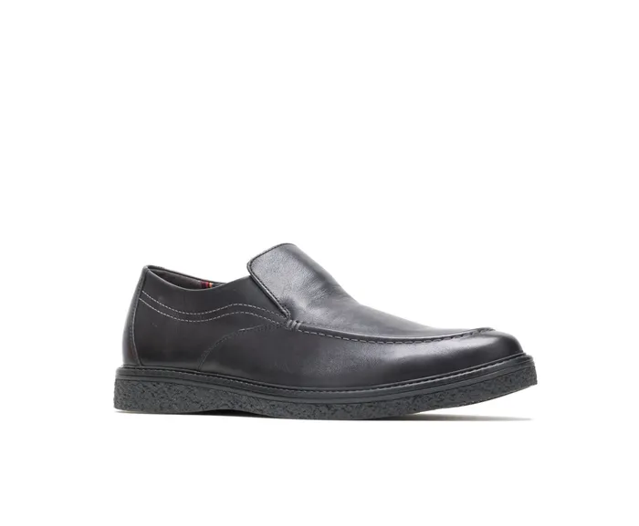 SlipOns Jaden Mt SlipOn Black Leather Hush Puppies Men SlipOns Jaden Mt SlipOn Black Leather Hush Puppies Men