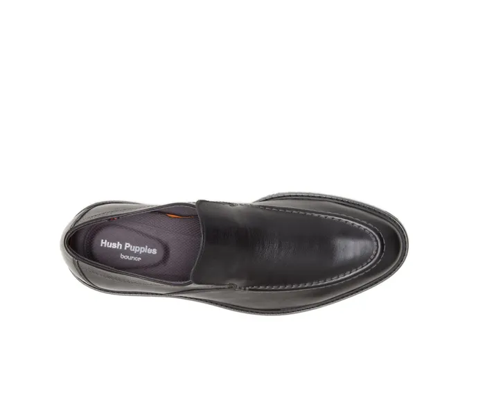 SlipOns Jaden Mt SlipOn Black Leather Hush Puppies Men SlipOns Jaden Mt SlipOn Black Leather Hush Puppies Men