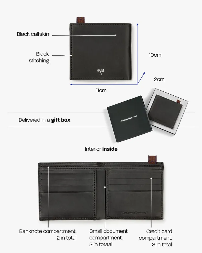 Small Leather Goods Men Floris Van Bommel Wallet Slim Leather