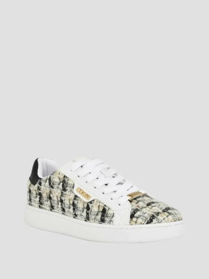 Sneakers GUESS Women Renzy Tweed LowTop Sneakers Black