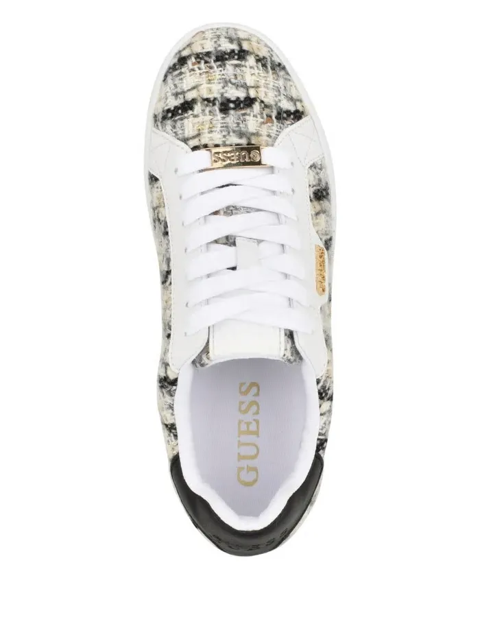 Sneakers GUESS Women Renzy Tweed LowTop Sneakers Black