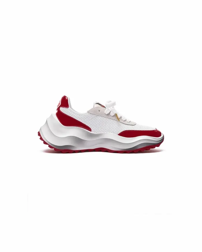Sneakers Women Casablanca Paris Atlantis White and Haute Red Sneaker