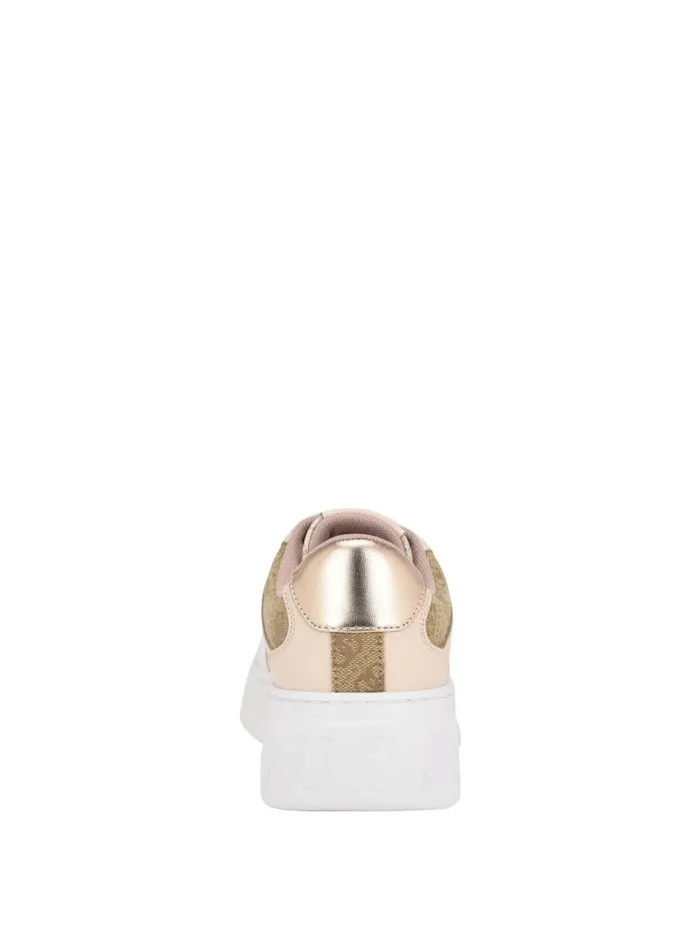 Sneakers Women Cleva Contrasting LowTop Sneakers Light Natural 110 GUESS Sneakers Women Cleva Contrasting LowTop Sneakers Light Natural 110 GUESS