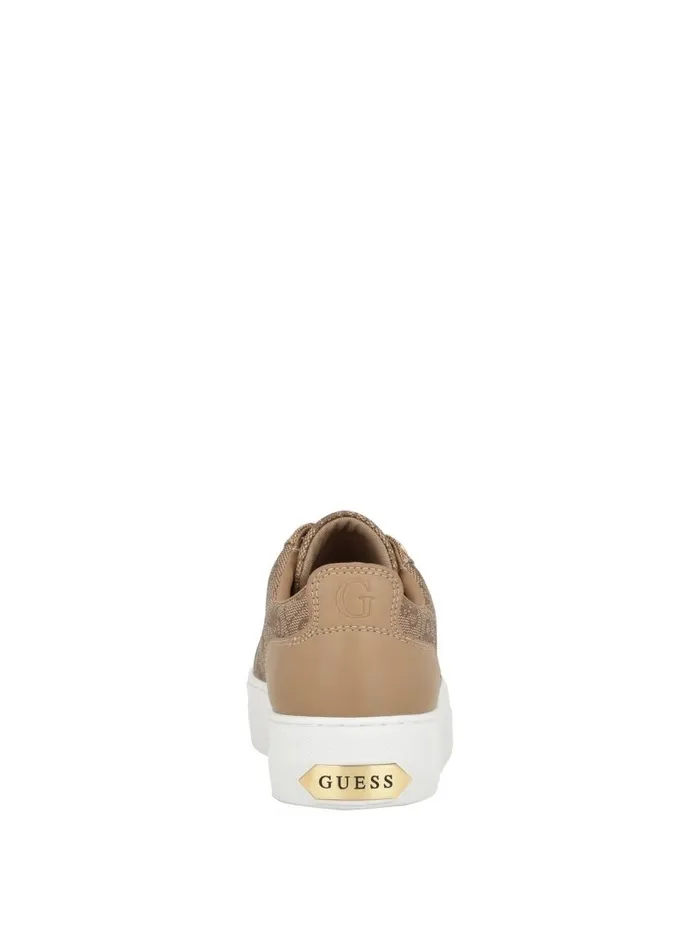 Sneakers Women GUESS Logo Print LowTop Sneakers Light Natural 110 Sneakers Women GUESS Logo Print LowTop Sneakers Light Natural 110