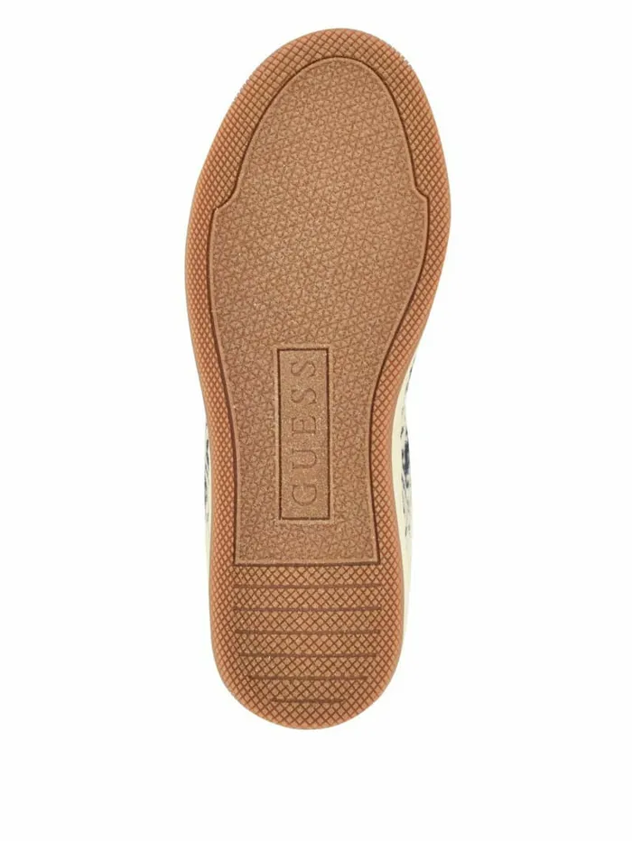 Sneakers Women Invited Jacquard Low Top Medium Natural GUESS
