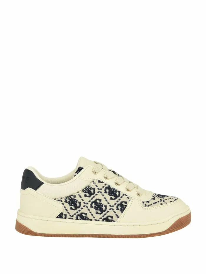 Sneakers Women Invited Jacquard Low Top Medium Natural GUESS