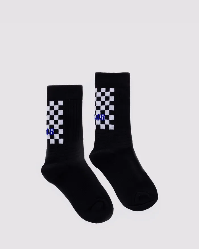 Socks BlackCheck Accessories P448 Women