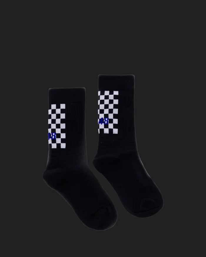Socks BlackCheck Accessories P448 Women Socks BlackCheck Accessories P448 Women