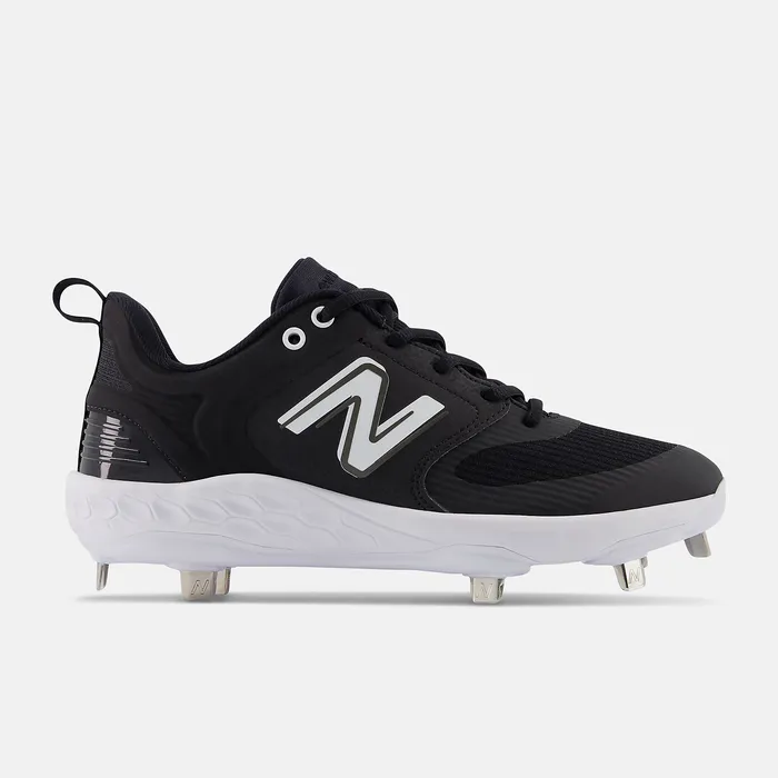 Softball Women Fresh Foam X Velo v3 Metal Black with White New Balance