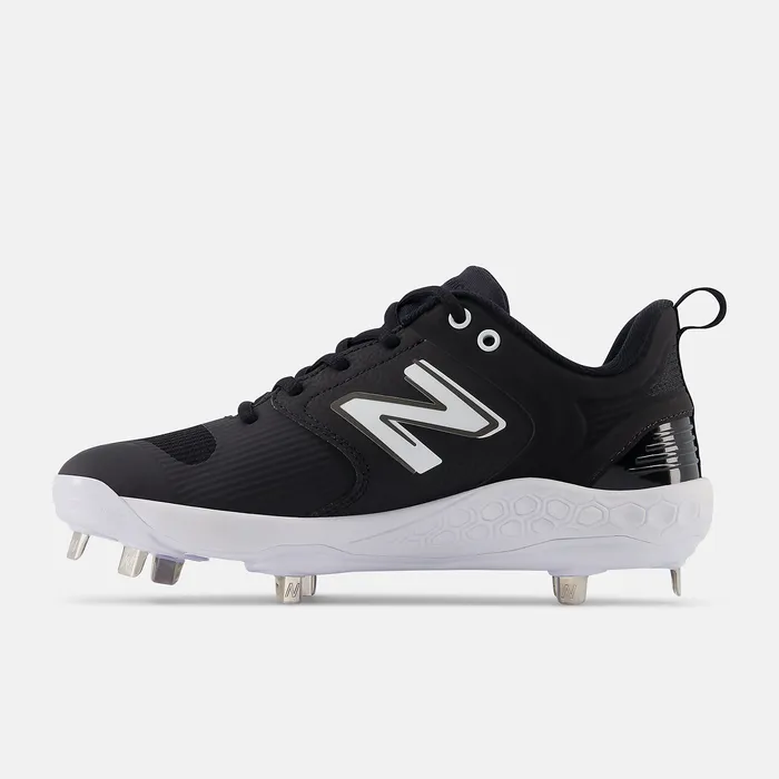 Softball Women Fresh Foam X Velo v3 Metal Black with White New Balance