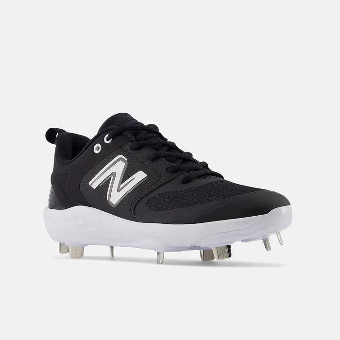 Softball Women Fresh Foam X Velo v3 Metal Black with White New Balance