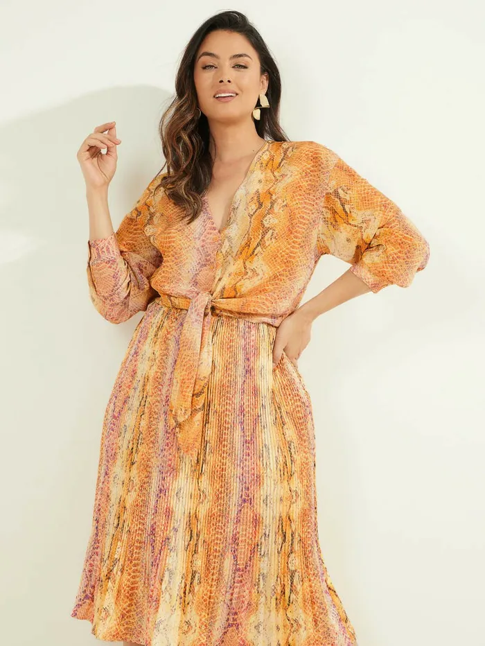 Sonora Silk TieFront Blouse Sonora Skin Tops GUESS Women Sonora Silk TieFront Blouse Sonora Skin Tops GUESS Women