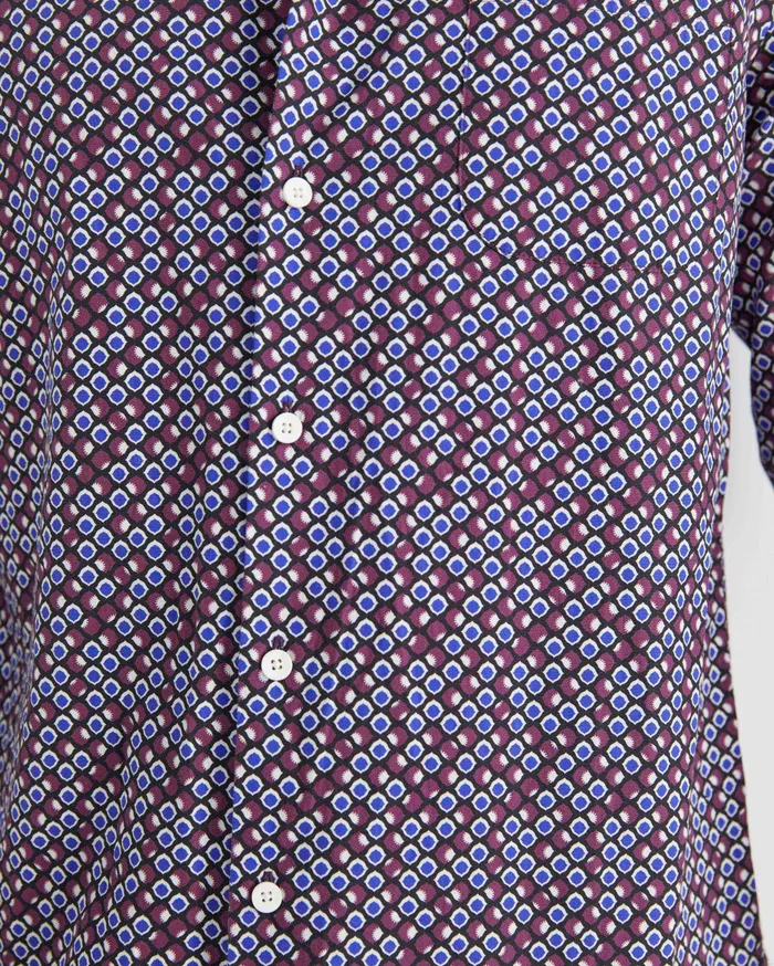 Sportscraft Azra Liberty Shirt Wineberry Men Shirts