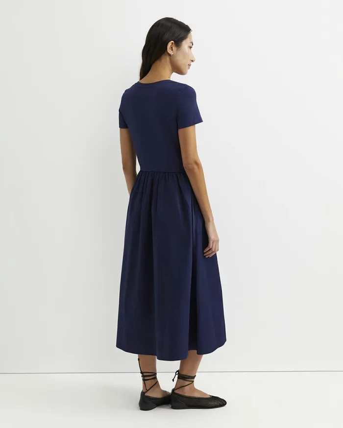 Sportscraft Bonnie Half Sleeve Midi Dress Navy Women Dresses