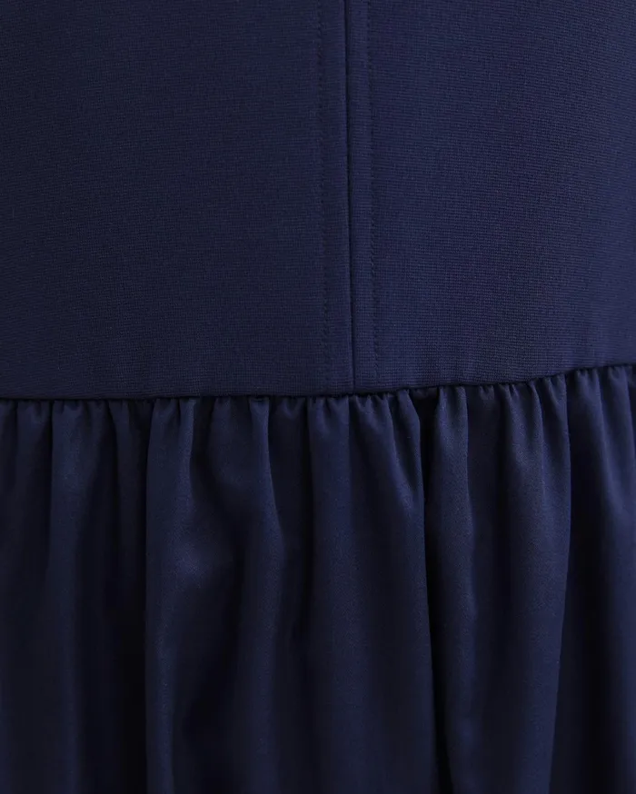 Sportscraft Bonnie Half Sleeve Midi Dress Navy Women Dresses