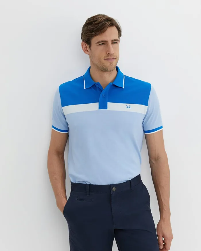 Sportscraft Bourke Polo Blue Multi Men TShirts and Polos