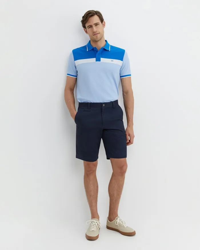 Sportscraft Bourke Polo Blue Multi Men TShirts and Polos