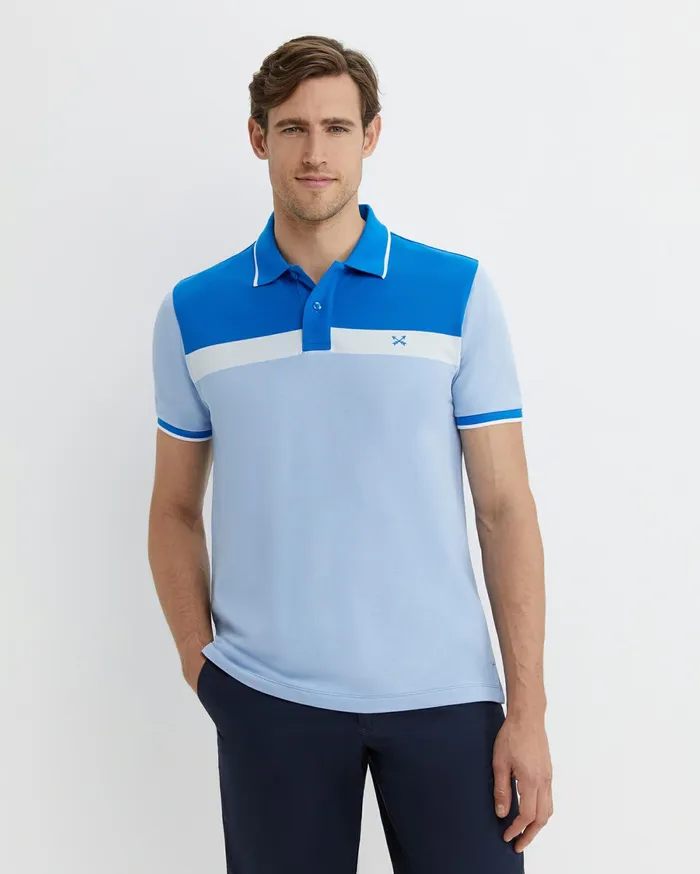 Sportscraft Bourke Polo Blue Multi Men TShirts and Polos