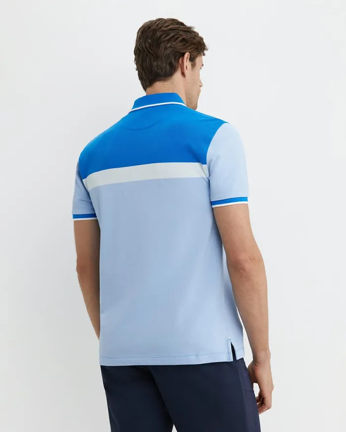 Sportscraft Bourke Polo Blue Multi Men TShirts and Polos