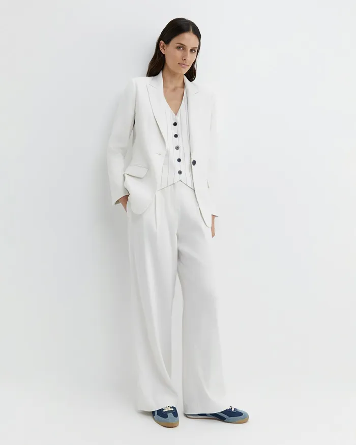 Sportscraft Brianne Blazer White Women Blazers