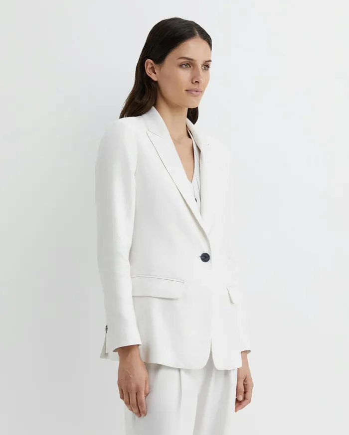 Sportscraft Brianne Blazer White Women Blazers