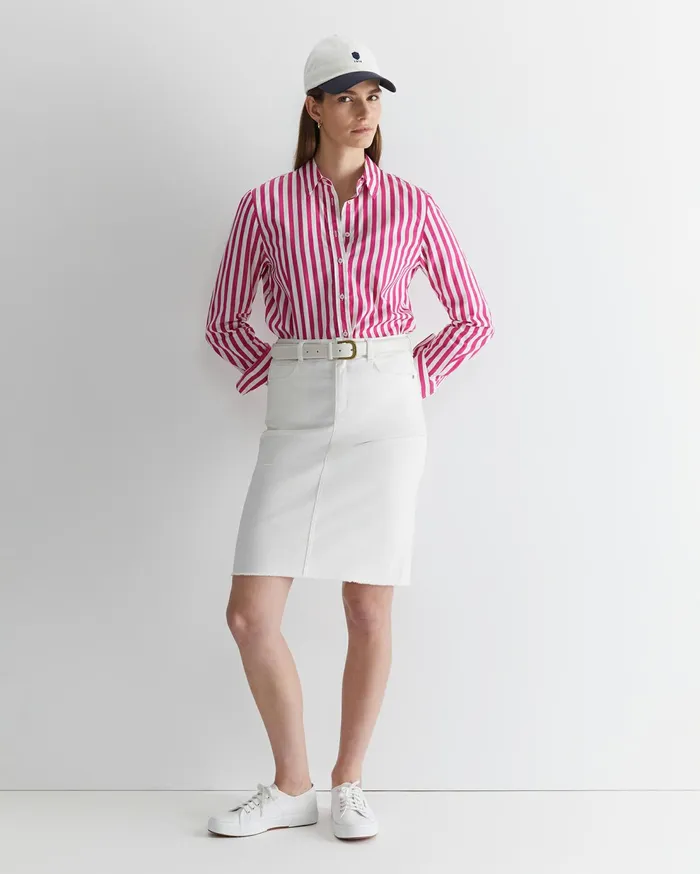 Sportscraft Brodie Denim Skirt White Women Skirts